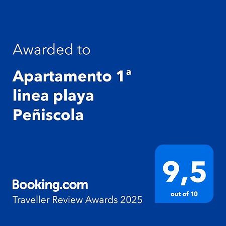Apartamento 1ª Linea Playa Peniscola Peníscola Exterior foto